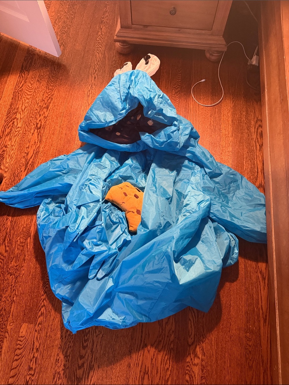 Inflatable Cookie Monster costume